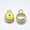 Light Gold Plated Alloy Charms ENAM-S117-27E-2