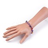 Chakra Jewelry Stretch Bracelets BJEW-JB03941-05-3