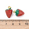 304 Stainless Steel Enamel Pendants STAS-B085-42G-04-3