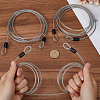304 Stainless Steel Cable with TPU Sheathed AJEW-WH20006-36A-P-3