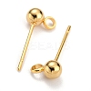 304 Stainless Steel Ball Post Stud Earring Findings LS-X-STAS-Z035-01G-C-2