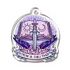 Halloween Printed Acrylic Pendants MACR-G059-04H-2