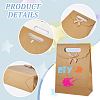 Rectangle Paper Gift Bags CARB-WH0017-14B-02-5