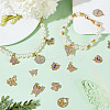 45Pcs 9 Styles Alloy Pendants ALRI-PH0001-30-5