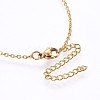 Brass Micro Pave Cubic Zirconia Pendant Necklaces NJEW-H486-23G-3