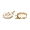 Brass Enamel Pendants KK-A155-07G-3