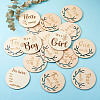 Basswood Milestone Cards WOOD-TA0002-44-3
