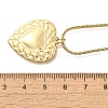 Ion Plating(IP) 304 Stainless Steel Pendant Necklace NJEW-K255-12G-5