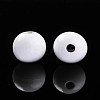 Painted Natural Wood Beads WOOD-A018-16mm-19-2