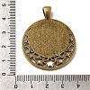 Tibetan Style Alloy Pendant Cabochon Settings PALLOY-J494-30AB-3