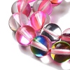 Synthetic Moonstone Beads Strands G-P528-J02-10-3