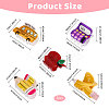 6Pcs 6 Style Acrylic Claw Hair Clips for Woman Girls Thick Hair PHAR-CA0001-006-2
