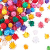 200Pcs 2 Styles Handmade DIY Doll Craft Pom Pom Yarn Pom Pom Balls AJEW-TA0002-18-3