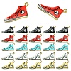 20Pcs 5 Colors Alloy Enamel Pendants ENAM-YW0004-52-1