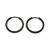 202 Stainless Steel Huggie Hoop Earrings EJEW-F111A-17mm-EB-4