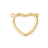 Brass Connector Charms KK-V016-11G-1