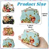 Flower Printed Cloth Wallets AJEW-YWC0001-11A-3
