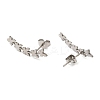 Non-Tarnish 304 Stainless Steel Stud Earrings LS-EJEW-H095-02P-2