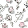 Alloy with Rhinestone Pendants FIND-YW0006-41-3