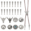Alloy Bolo Tie Slide Clasps DIY-PH0022-64-1