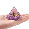 Orgonite Pyramid Resin Display Decorations DJEW-I017-01A-4
