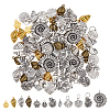 96Pcs 12 Style Tibetan Style Pendants FIND-DC0004-08-1