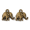 Tibetan Style Alloy Charms TIBEP-S319-074AB-NR-1