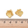 Brass Bead Caps KK-V015-01G-01-3