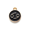 Alloy Enamel Pendants ENAM-SZ0001-28C-D-4