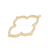 Brass Micro Pave Cubic Zirconia Pendants KK-Z133-05G-02-2