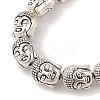 Tibetan Style Buddha Head Alloy Bead Strands TIBEB-O007-23-LF-1