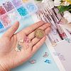 200Pcs 10 Style Transparent Spray Painted Glass Beads GLAA-SZ0001-81-3