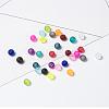 15 Colors Transparent Glass Beads FGLA-JP0001-01-4mm-4