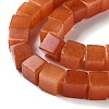 Natural Dyed White Jade Beads Strands G-Q008-C01-01A-4