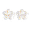 Baking Paint Transparent Glass Beads DGLA-N014-08A-01-2