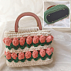 PU Leather Knitting Crochet Bags Nail Bottom DIY-WH0064-81-4