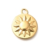 Ion Plating(IP) 304 Stainless Steel Pendants STAS-I321-15G-1