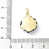 UV Plating Brass Pendants KK-R213-15G-05-3