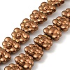 Electroplated Synthetic Non-magnetic Hematite Beads Strands G-Z032-D02-05G-1