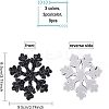Christmas Snowflake Rhinestone Patches DIY-FG0001-72-2