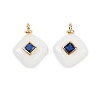 Natural White Jade Pendants KK-B157-42A-01-1