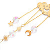 Faceted Glass Sun Catcher Pendant Decorations LS-AJEW-A037-12G-2