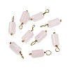 Natural White Jade Cloumn Pendants STAS-H221-04G-05-1