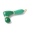 Brass Enamel Pendants KK-E093-03G-L-01-2