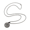 Retro Mandala 201 Stainless Steel Box Chain Constellation Pendant Necklaces for Women Men NJEW-M223-01I-3
