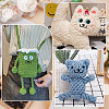 2 Bags Felt Craft Doll Mouth AJEW-FG0004-92-5