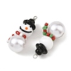 Christmas Handmade Lampwork Pendants PALLOY-JF06024-2