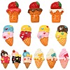 52Pcs 13 Styles Resin Cabochons RESI-CJ0004-86-1
