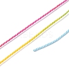 Segment Dyed Twisted Waxed Polyester Cord YC-C003-01A-3