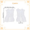 Bowknot Nylon Lace Sleeves DIY-WH0888-538A-2